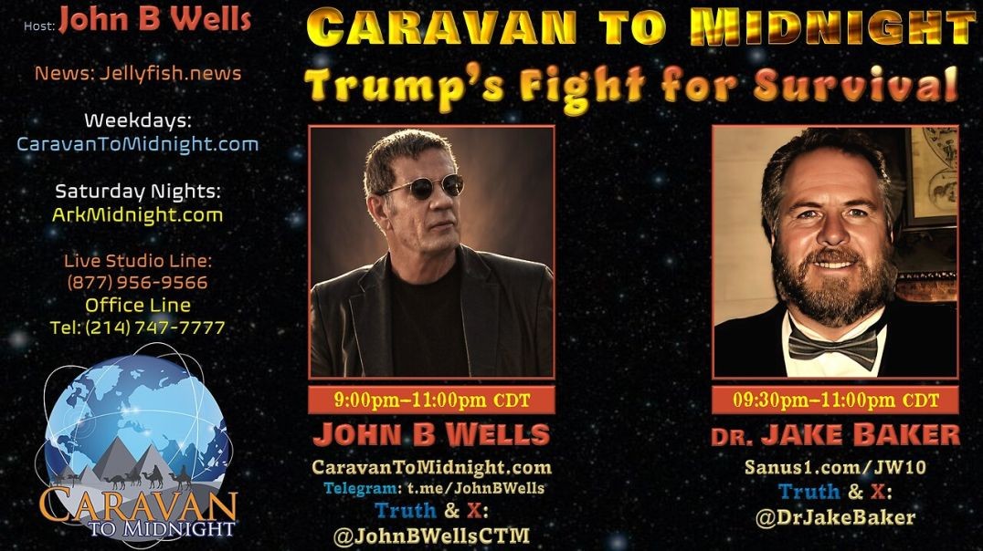 ⁣Trump's Fight for Survival - John B Wells LIVE