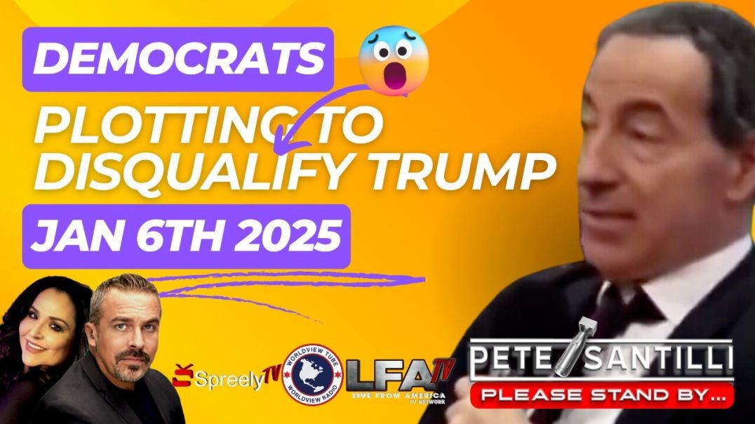 ⁣RED ALERT! DEMOCRATS PLOTTING TO DISQUALIFY TRUMP ON JAN 6 2025