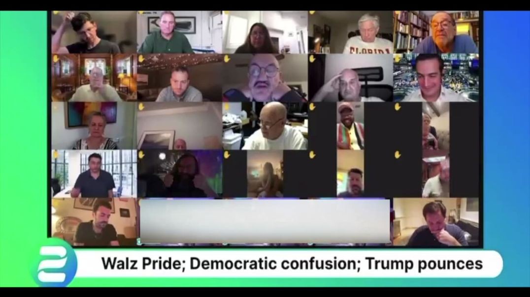 ⁣Hacker Interrupts Leftist Mark Halperin's Livestream Regarding Walz-Harris Ticket