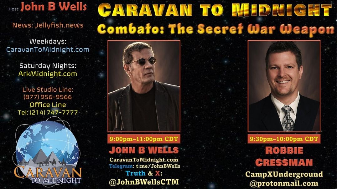 ⁣Combato: The Secret War Weapon - John B Wells LIVE