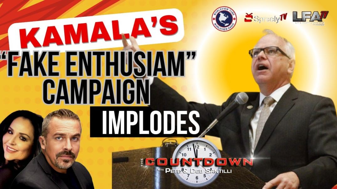 ⁣Kamala’s Fake-Enthusiasm Campaign Implodes On Walz’s Stolen Valor