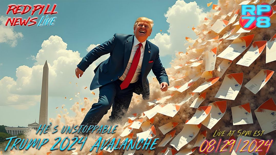 ⁣The Harris Honeymoon is OVER - Trump Avalanche Inevitable on Red Pill News Live