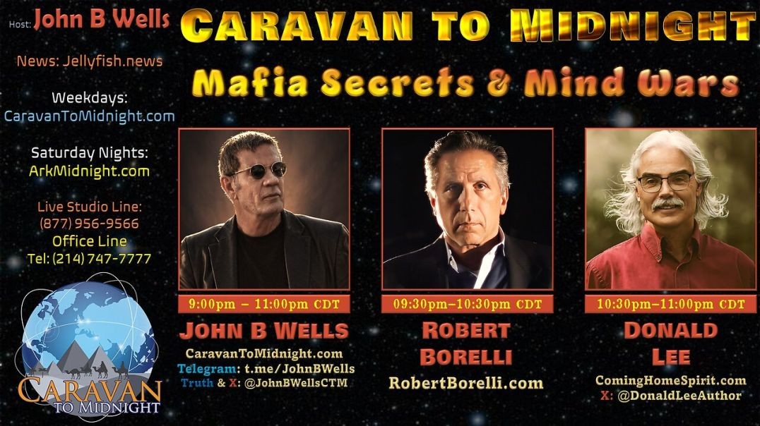 ⁣Mafia Secrets & Mind Wars - John B Wells LIVE