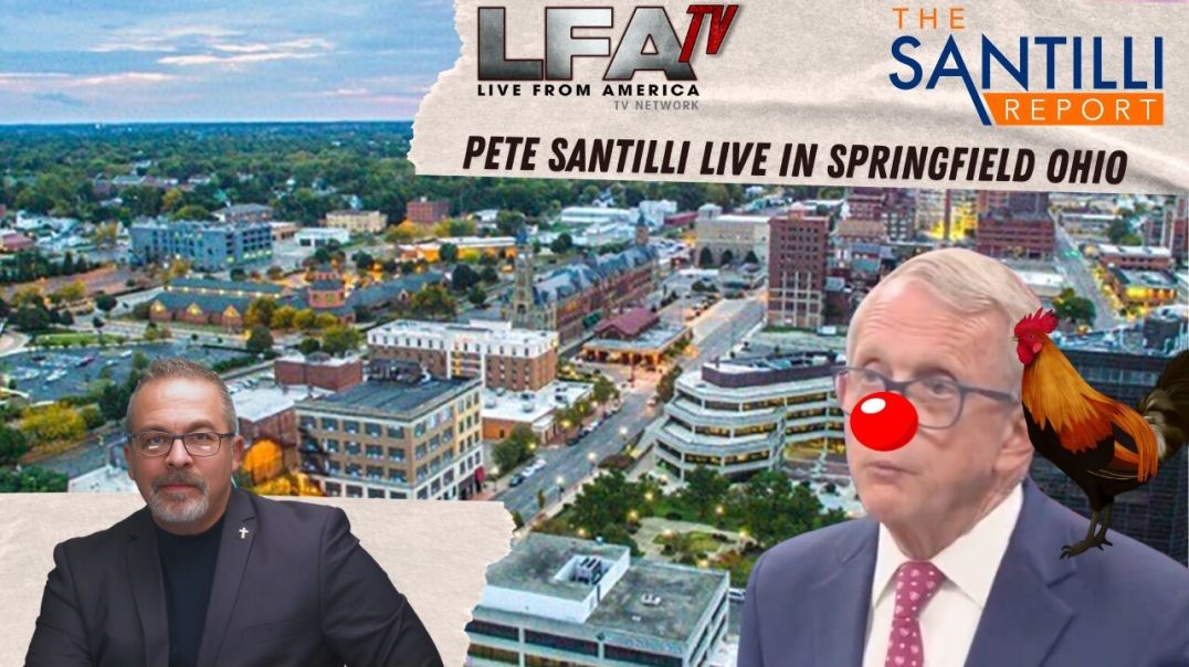 ⁣Pete Santilli LIVE FROM SPRINGFIELD OHIO