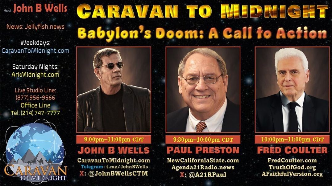 ⁣Babylon’s Doom: A Call to Action! - John B Wells LIVE