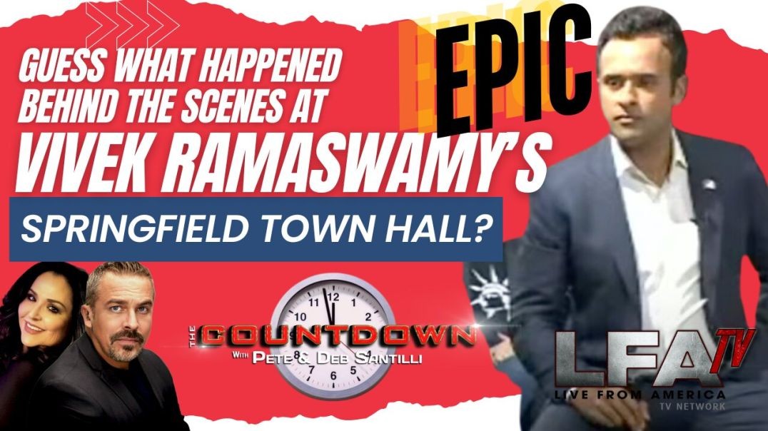 ⁣What Happened Behind The Scenes At VIVEK RAMASWAMY’s TOWN HALL?