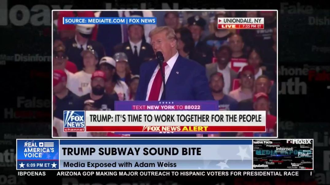 ⁣FAKE NEWS IN THE SUBWAY