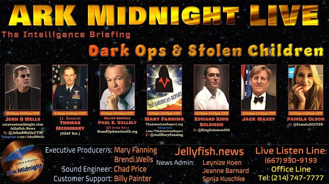 ⁣The Intelligence Briefing /Dark Ops & Stolen Children - John B Wells LIVE