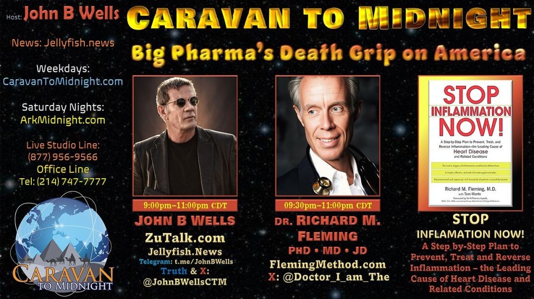 ⁣Big Pharma’s Death Grip on America - John B Wells LIVE