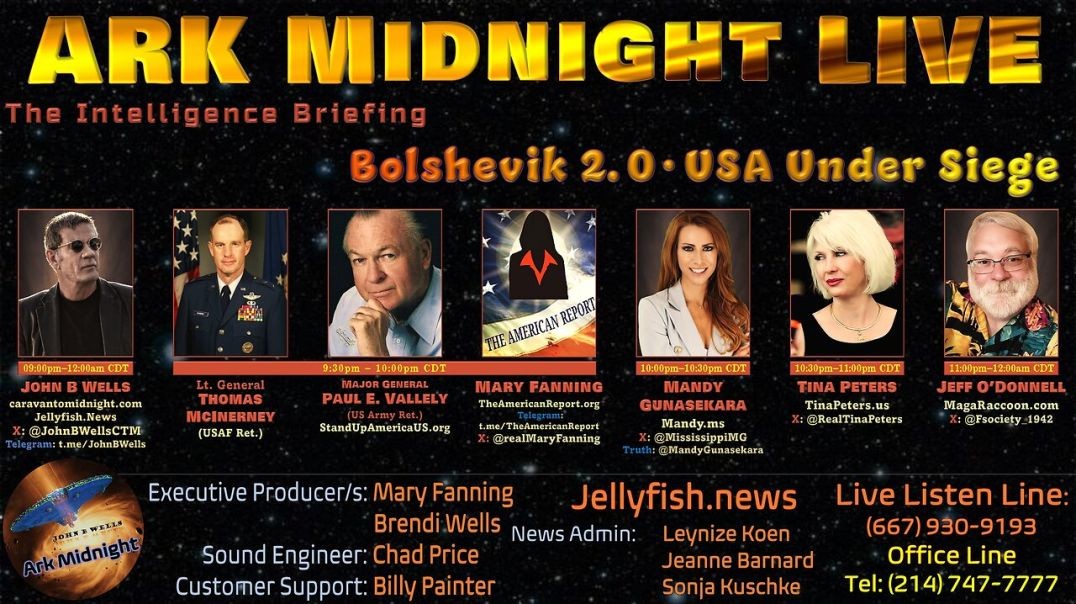 ⁣The Intelligence Briefing /Bolshevik 2.0 • USA Under Siege - John B Wells LIVE