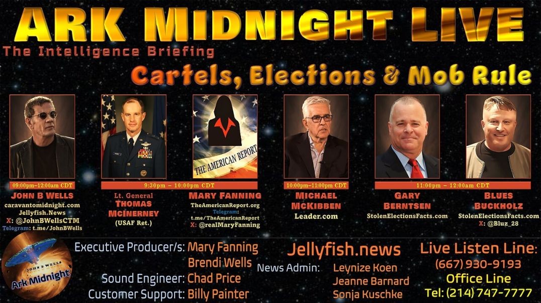 ⁣The Intelligence Briefing /Cartels, Elections & Mob Rule - John B Wells LIVE