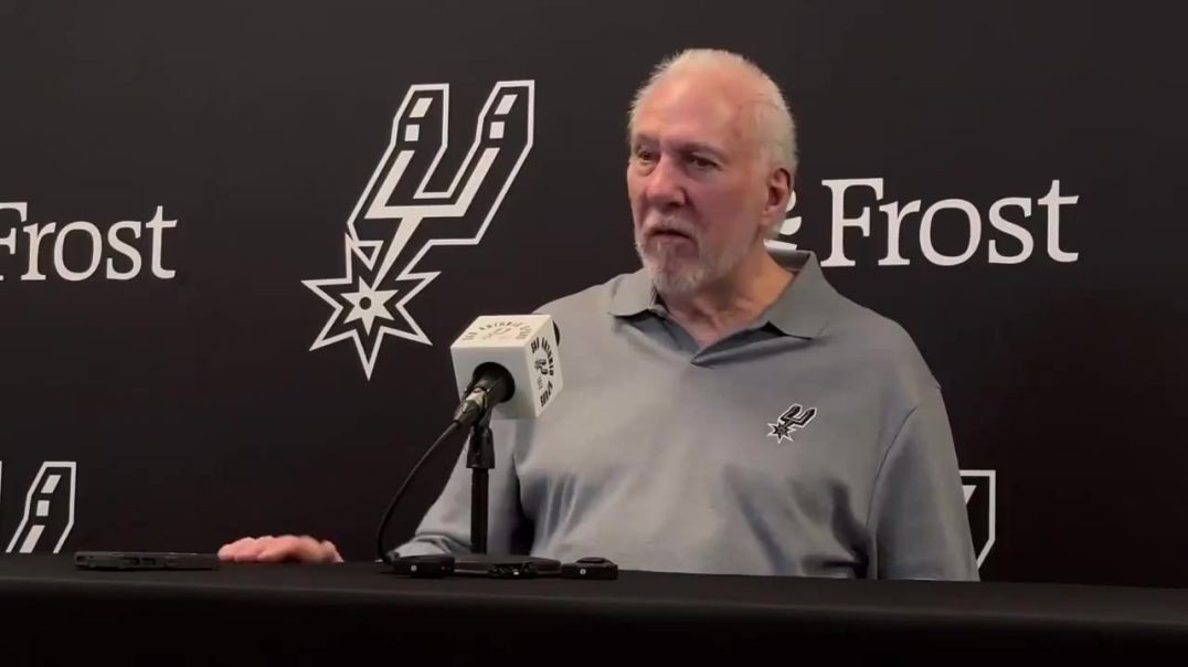 ⁣Leftist San Antonio Spurs Head Coach Loses It Over Trump in Unhinged NBA Press Conference Rant