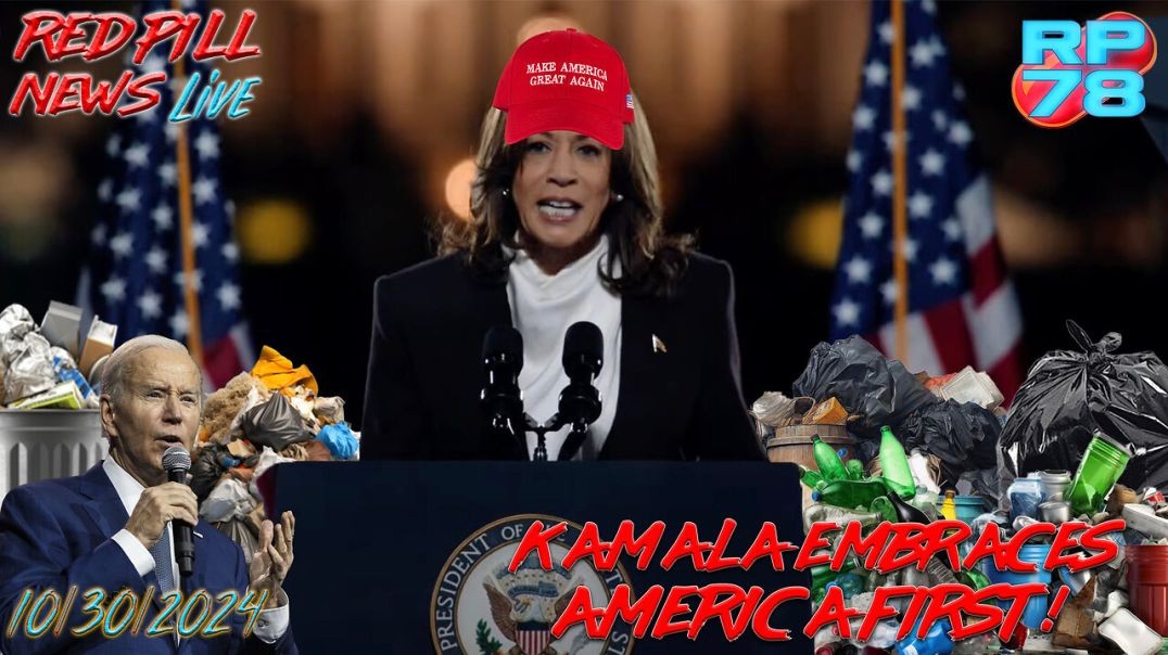 ⁣Flip Flop Kamala Go's Full MAGA In Anemic Ellipse Speech On Red Pill News Live