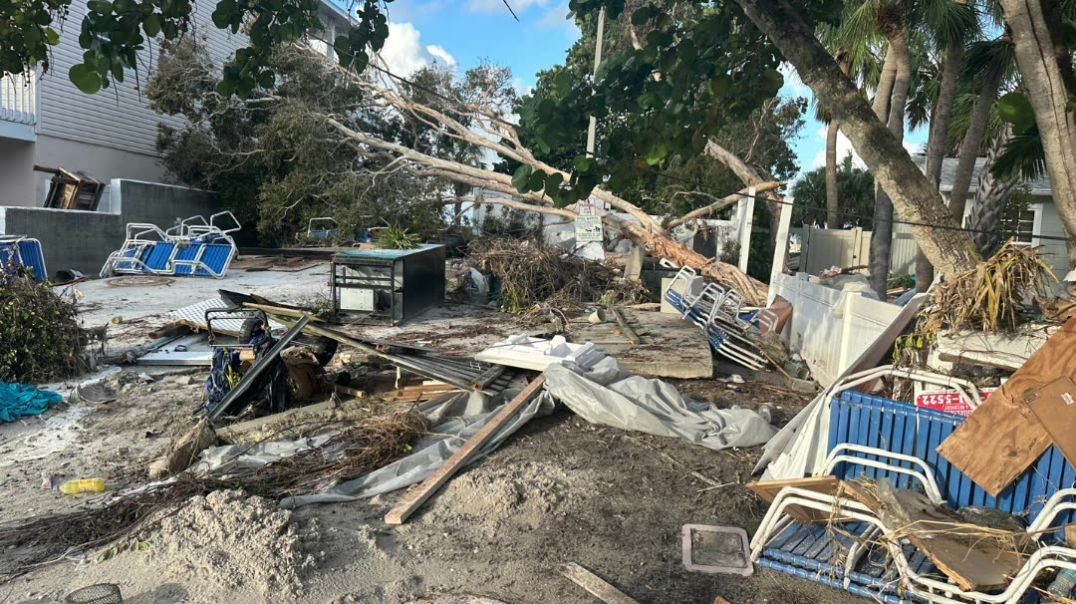 ⁣AFTERMATH OF HURRICANE HELENE  Madeira Beach, FL