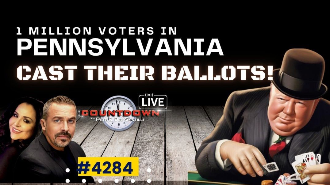 ⁣OVER 1 MIL PENNSYLVANIA VOTER HAVE CAST A BALLOT! RED OF BLUE?