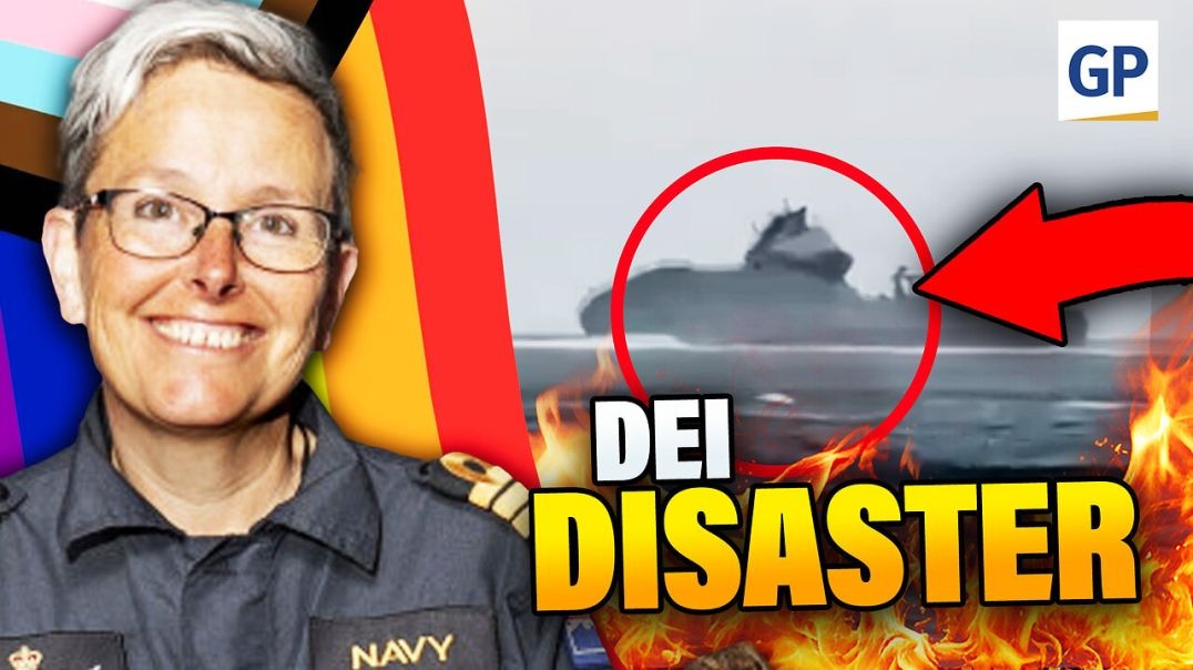 ⁣DEI Lesbian Navy Captain CRASHES & SINKS $100M Ship Causing Oil Spill | Elijah Schaffer