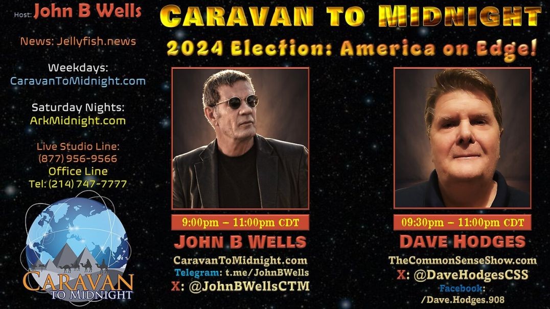 ⁣2024 Election: America on Edge! - John B Wells LIVE