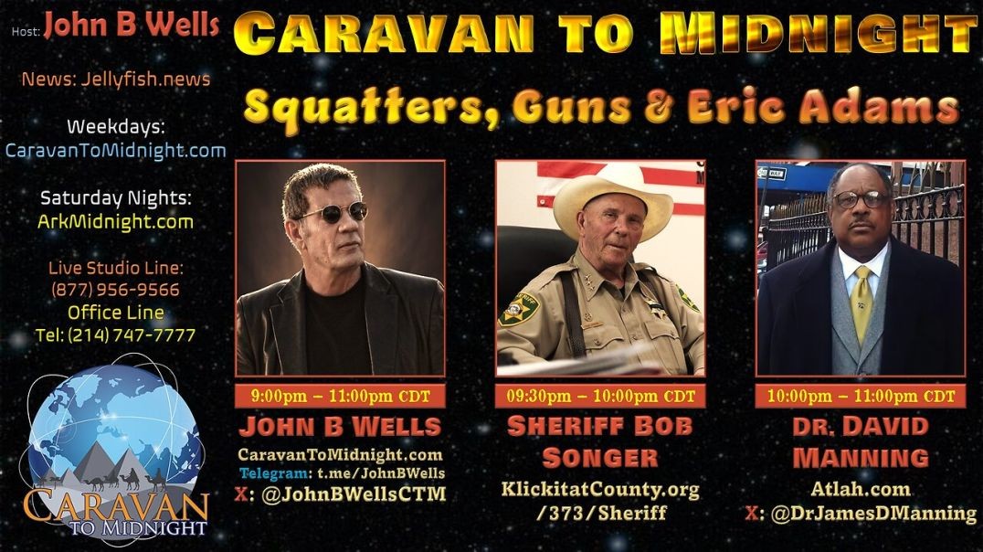 ⁣Squatters, Guns & Eric Adams - John B Wells LIVE