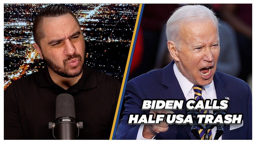 ⁣Biden NUKES Harris Campaign Calling Half USA Garbage | Drew Hernandez