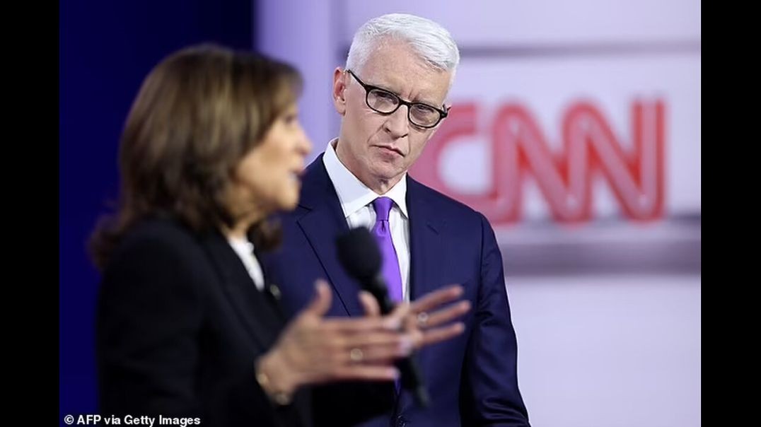 ⁣CNN’s Anderson Cooper EXPOSES Harris as a Hypocrite With This INSANE QUESTION | Elijah Schaffer