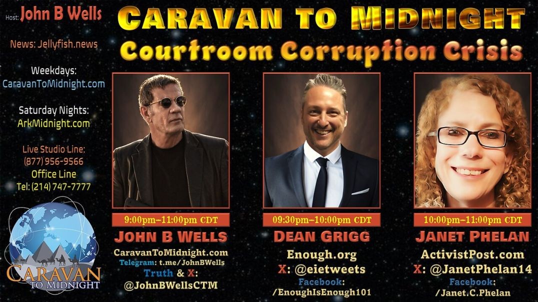 ⁣Courtroom Corruption Crisis - John B Wells LIVE