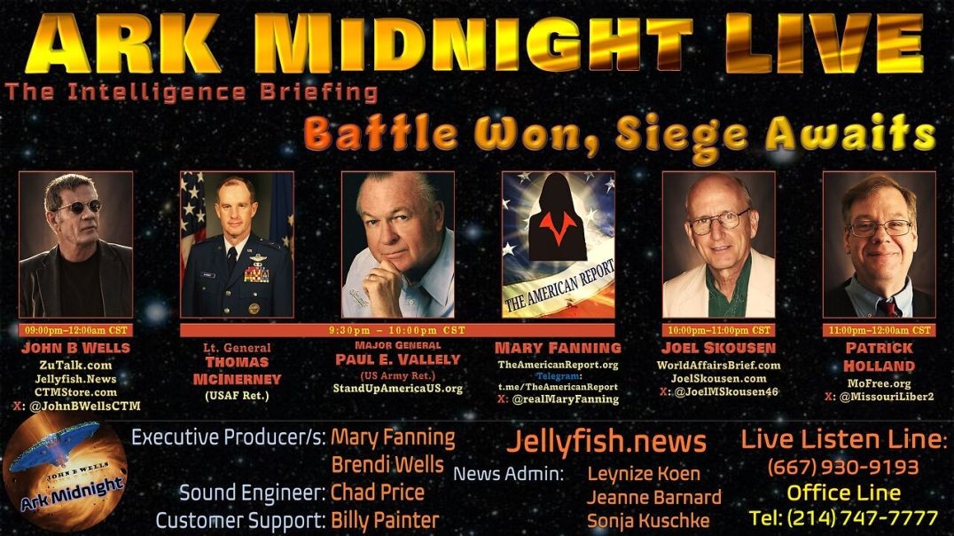 ⁣The Intelligence Briefing /Battle Won, Siege Awaits - John B Wells LIVE