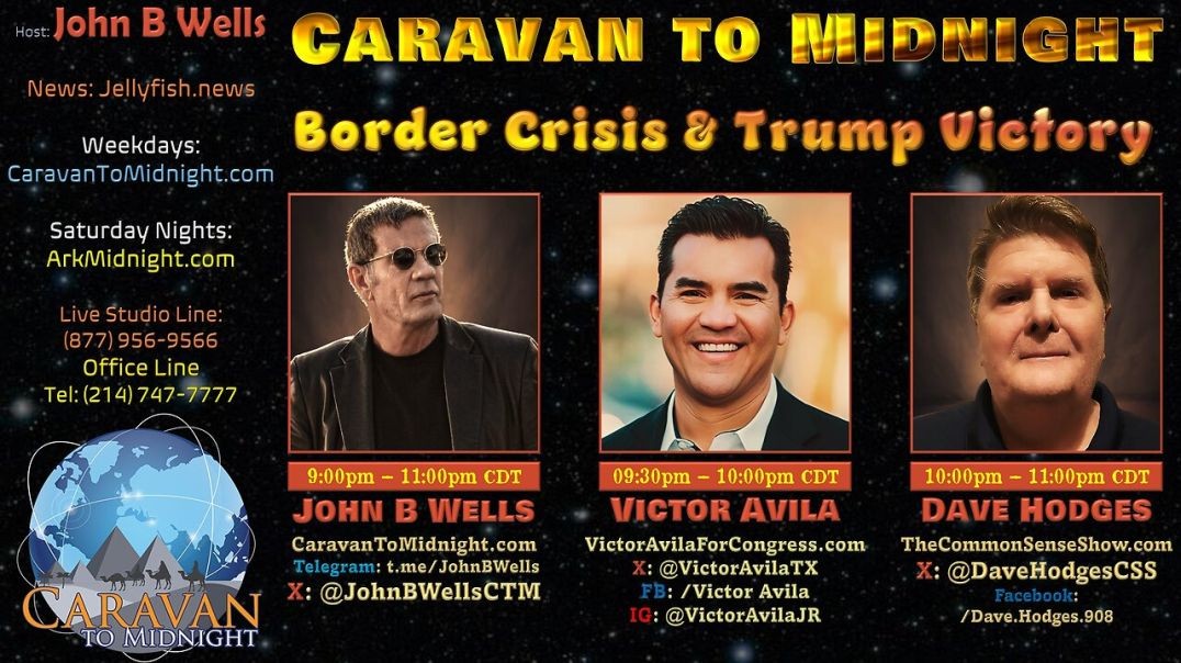 ⁣Border Crisis and Trump’s Victory - John B Wells LIVE