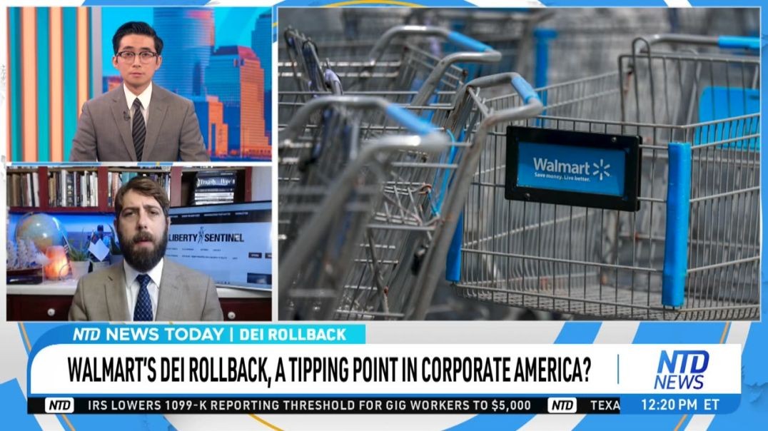 ⁣Why is Walmart Reining in DEI/LGBT Extremism? Alex Newman on NTD News