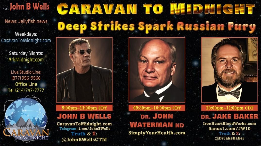 ⁣Deep Strikes Spark Russian Fury - John B Wells LIVE