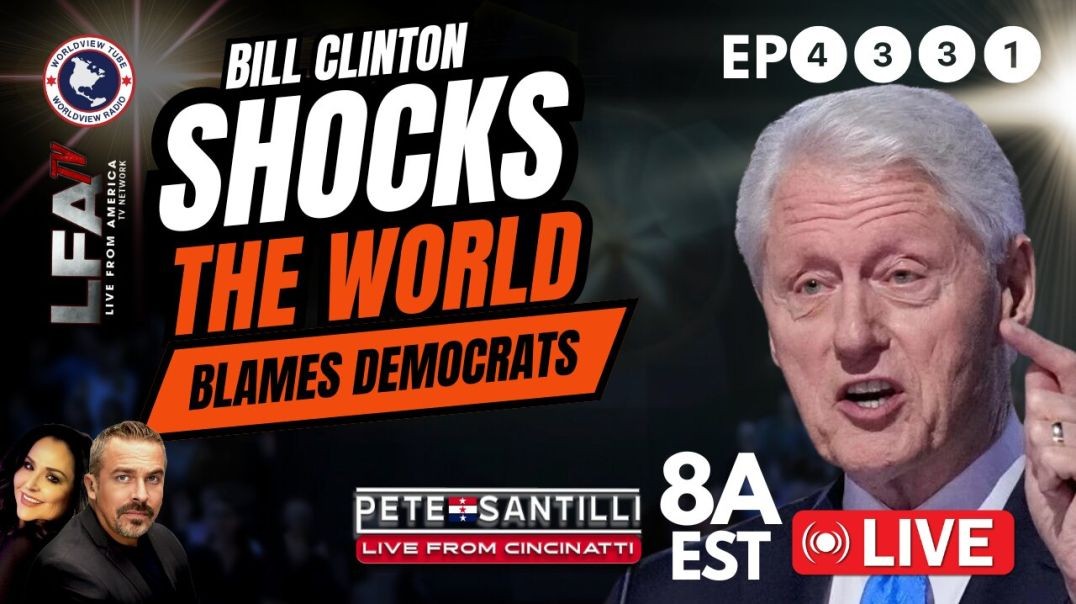 ⁣BILL CLINTON SHOCKS THE WORLD: TRUMP WON AND DEMOCRATS ARE TO BLAME