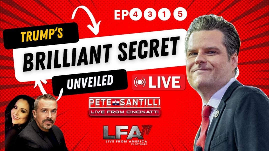 ⁣TRUMP & GAETZ’a BRILLIANT SECRET UNVEILED