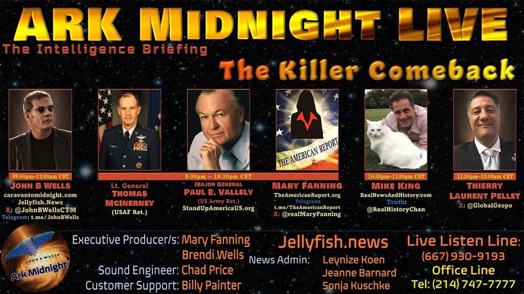 ⁣The Intelligence Briefing /The Killer Comeback - John B Wells LIVE