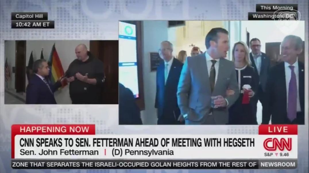 ⁣Fetterman First Senate Democrat to Meet with Hegseth and Stefanik, Hints at Possible Support