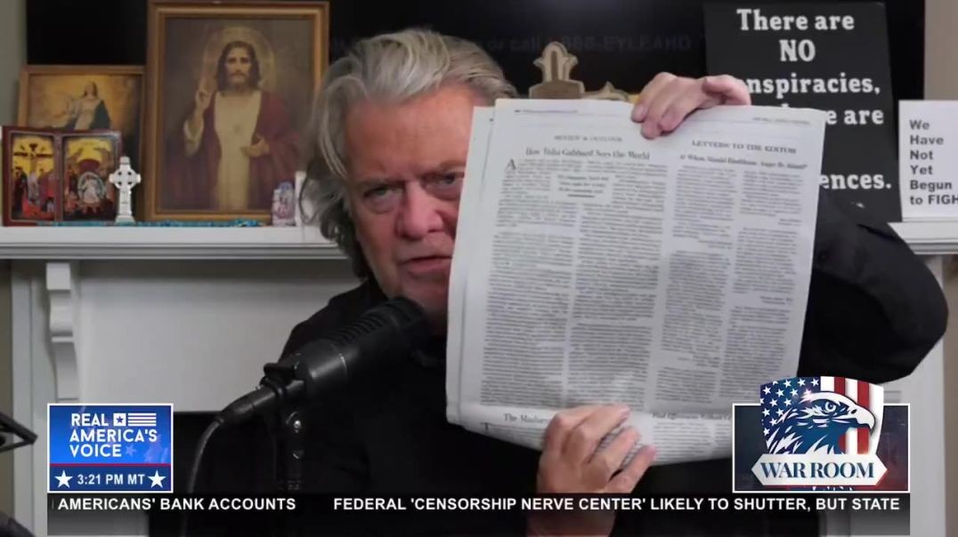 ⁣STEVE BANNON BLASTS THE MSM FOR THEIR LIES