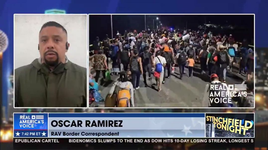 ⁣CARAVAN MAKES A RUN FOR THE U.S. BORDER