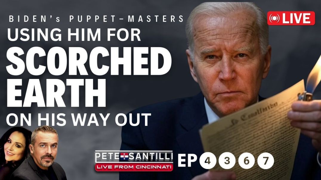 ⁣BIDEN’s PUPPET MASTERS USING HIM FOR SCORCHED EARTH POLICY ON HIS WAY OUT