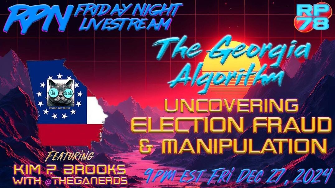 ⁣Exposing the Georgia Election Fraud Algorithm with Kim Brooks on Fri Night Livestream