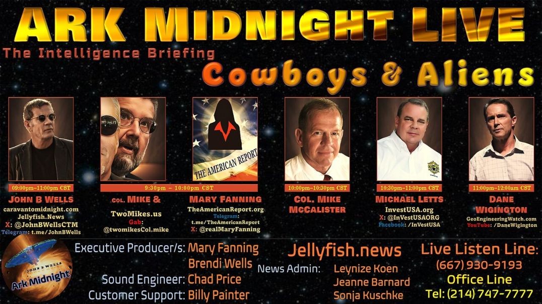 ⁣The Intelligence Briefing /Cowboys & Aliens - John B Well LIVE