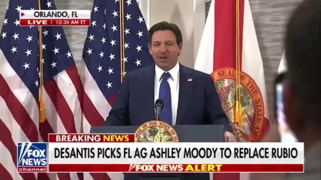 ⁣Breaking: Gov. DeSantis Picks Attorney General Ashley Moody to Replace Marco Rubio in the Senate