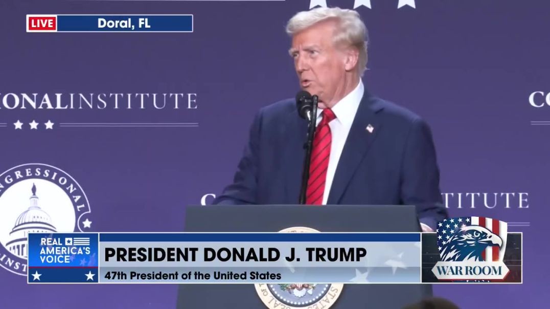 ⁣PRESIDENT TRUMP IN DORAL, FLORIDA