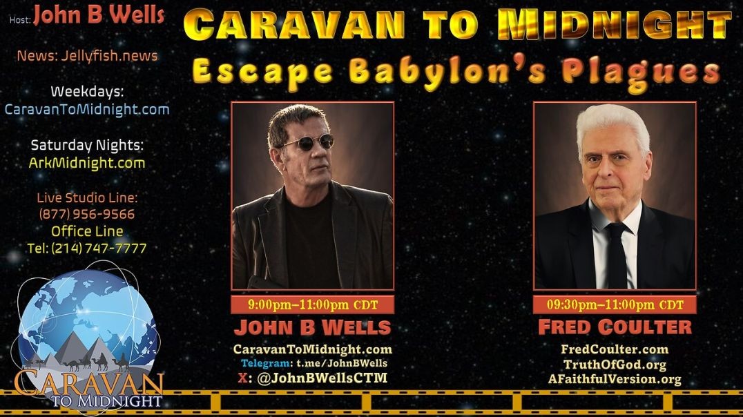 ⁣Escape Babylon’s Plagues - John B Wells LIVE