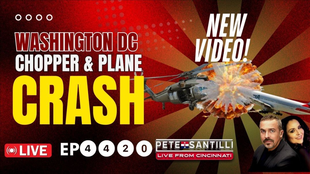 ⁣NEW VIDEO OF DC HELO/PLANE CRASH. TRUMP CALLS OUT ANOMALIES