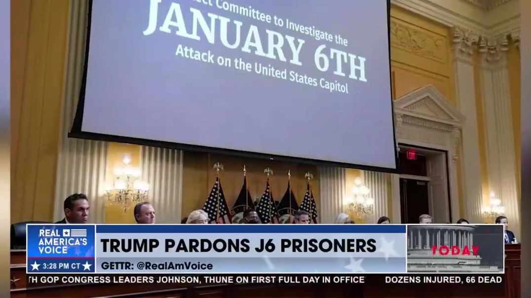 ⁣DEMOCRATS ARE UPSET WITH TRUMP’S J6 PARDONS