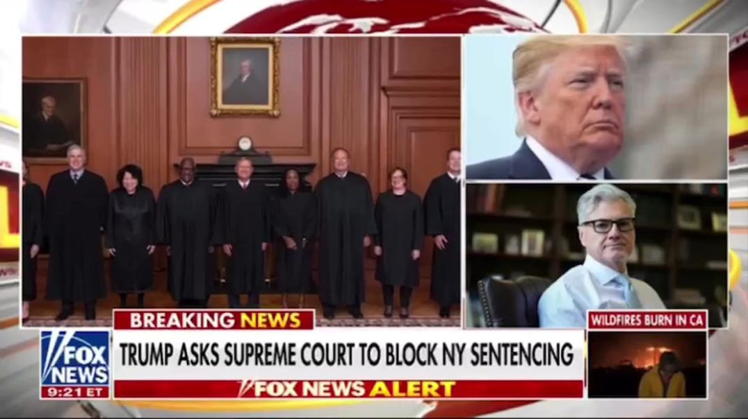 ⁣Breaking: President Trump Asks Supreme Court to Block New York Sentencing in Judge Merchan's Ca