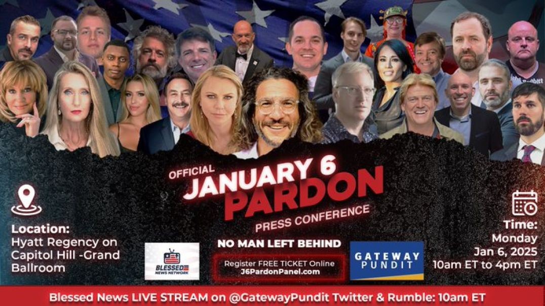 ⁣Join the J6 Pardon Press Conference "Live" - in progress from DC!