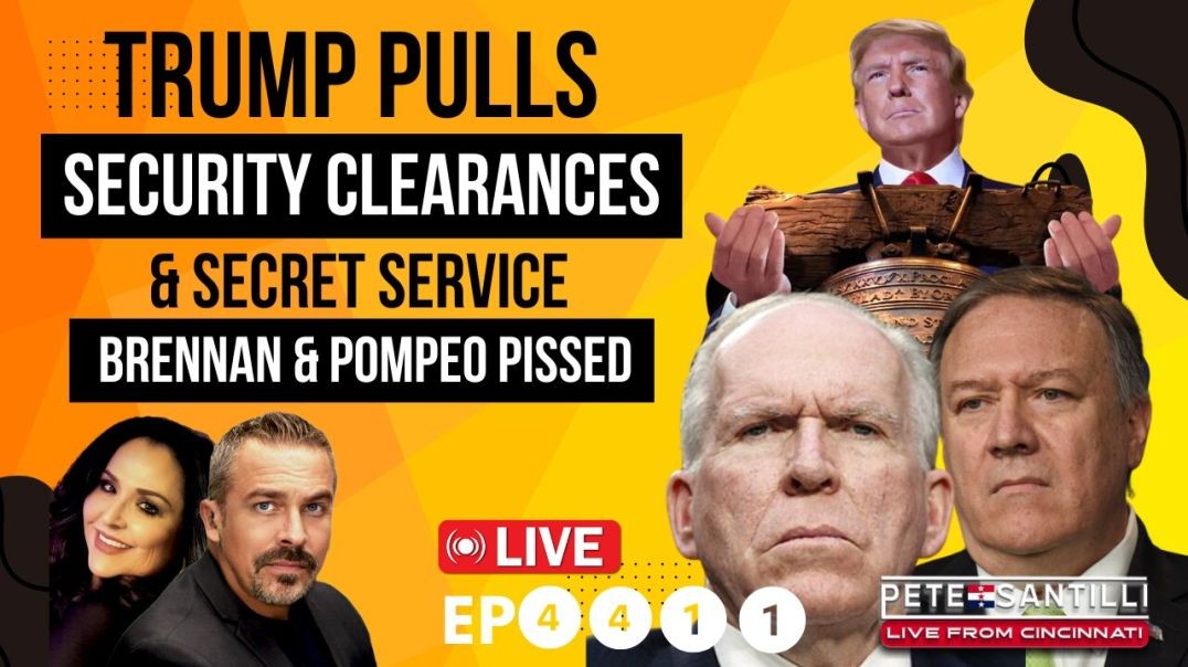 ⁣PRESIDENT TRUMP REVOKES SECURITY CLEARANCES & SECRET SERVICE - BRENNAN/POMPEO PISSED!