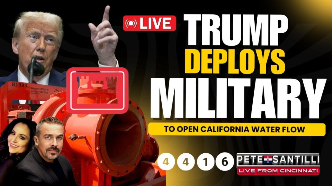 ⁣TRUMP OPENS THE FLOOD-GATES IN CALIFORNIA! DEPLOYS MILITARY TO LET WATER FLOW