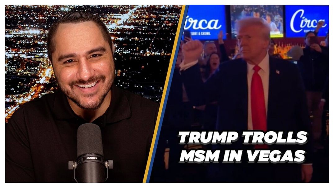 ⁣President Trump Jokes 8 More Years At Vegas Rally, Or Is He? | Drew Hernandez