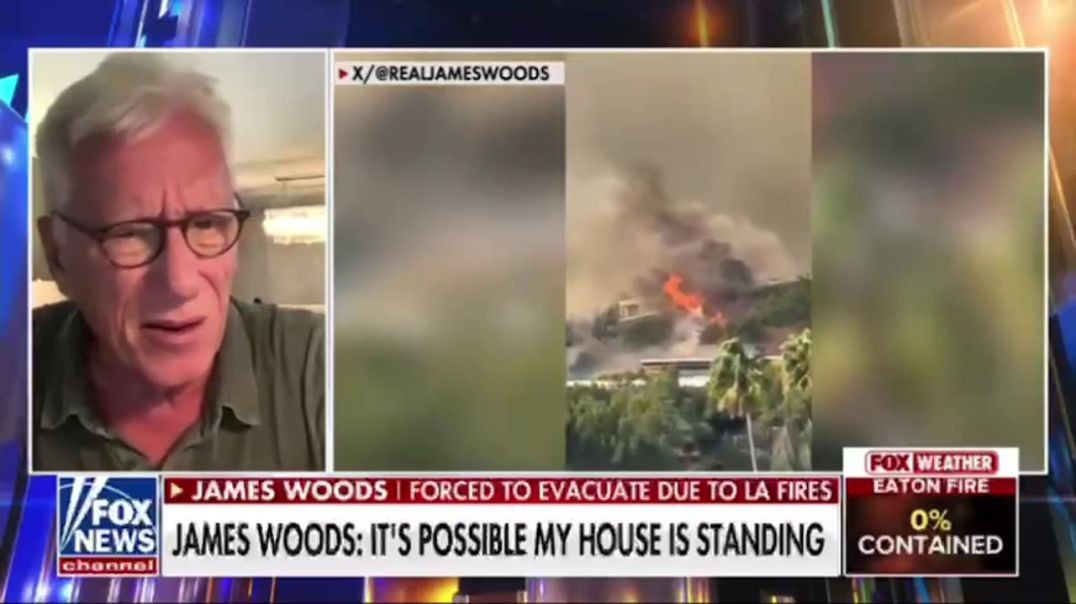 ⁣Actor James Woods Talks about the Devastating Palisades Fire - Praises His Neighbors