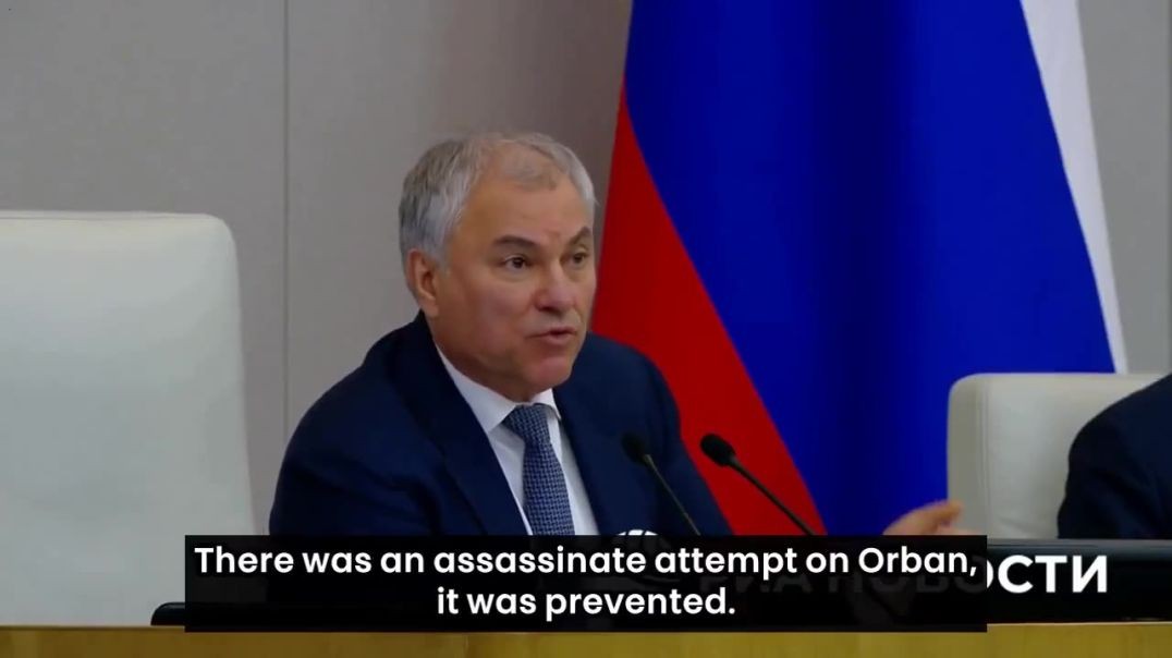 ⁣Head of Russian Duma Accuses Biden of Attempting to Assassinate President Trump, Putin, and Others